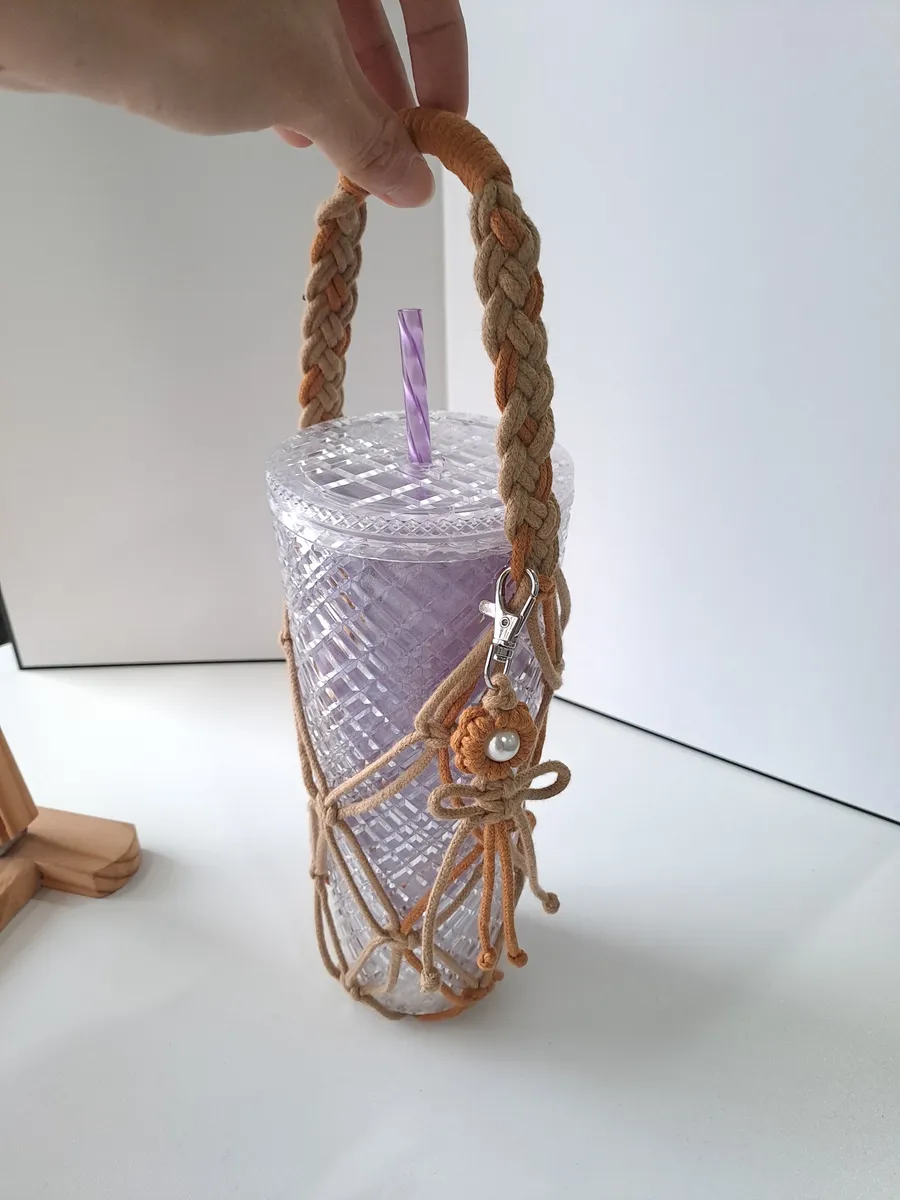 Water Bag — Túi đựng ly, bình nước bằng macrame